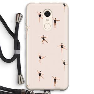 CaseCompany Dancing #1: Xiaomi Redmi 5 Transparant Hoesje met koord