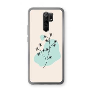 CaseCompany Love your petals: Xiaomi Redmi 9 Transparant Hoesje