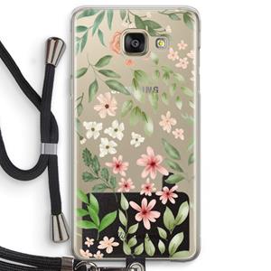 CaseCompany Botanical sweet flower heaven: Samsung Galaxy A5 (2016) Transparant Hoesje met koord