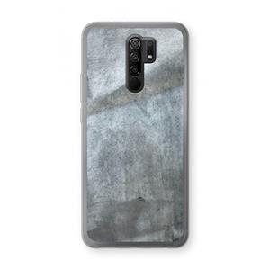 CaseCompany Grey Stone: Xiaomi Redmi 9 Transparant Hoesje