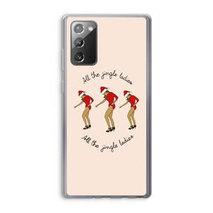 CaseCompany Jingle Ladies: Samsung Galaxy Note 20 / Note 20 5G Transparant Hoesje