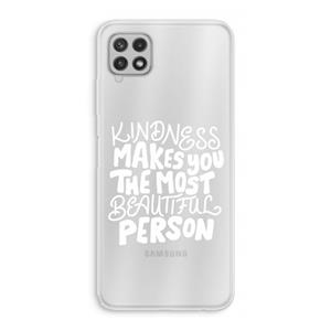 CaseCompany The prettiest: Samsung Galaxy A22 4G Transparant Hoesje