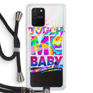 CaseCompany Touch Me: Samsung Galaxy S10 Lite Transparant Hoesje met koord