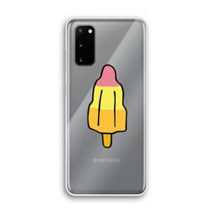 CaseCompany Raketijsje: Samsung Galaxy S20 Transparant Hoesje