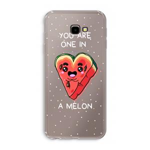 CaseCompany One In A Melon: Samsung Galaxy J4 Plus Transparant Hoesje