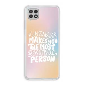 CaseCompany The prettiest: Samsung Galaxy A22 4G Transparant Hoesje