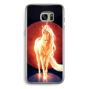 CaseCompany Last Unicorn: Samsung Galaxy S7 Edge Transparant Hoesje