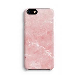 CaseCompany Roze marmer: Volledig geprint iPhone SE 2020 Hoesje