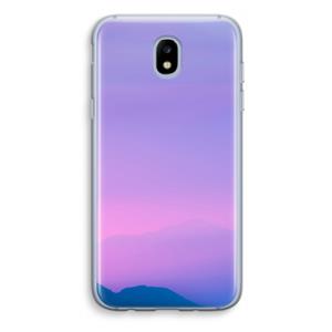 CaseCompany Sunset pastel: Samsung Galaxy J5 (2017) Transparant Hoesje