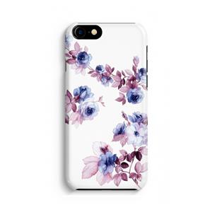 CaseCompany Waterverf bloemen: Volledig geprint iPhone SE 2020 Hoesje