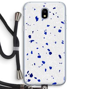 CaseCompany Terrazzo N°5: Samsung Galaxy J5 (2017) Transparant Hoesje met koord