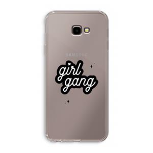 CaseCompany Girl Gang: Samsung Galaxy J4 Plus Transparant Hoesje