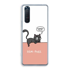 CaseCompany GSM poes: Sony Xperia 5 II Transparant Hoesje