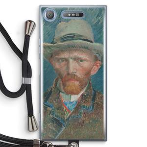 CaseCompany Van Gogh: Sony Xperia XZ1 Transparant Hoesje met koord