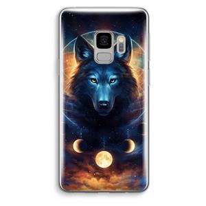 CaseCompany Wolf Dreamcatcher: Samsung Galaxy S9 Transparant Hoesje