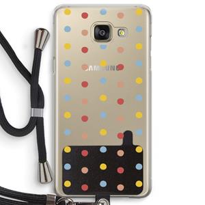 CaseCompany Bollen: Samsung Galaxy A5 (2016) Transparant Hoesje met koord