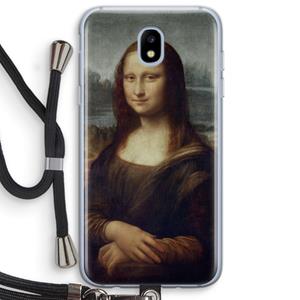 CaseCompany Mona Lisa: Samsung Galaxy J5 (2017) Transparant Hoesje met koord
