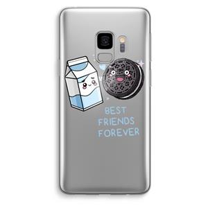 CaseCompany Best Friend Forever: Samsung Galaxy S9 Transparant Hoesje