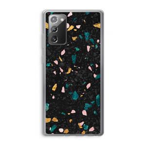 CaseCompany Terrazzo N°10: Samsung Galaxy Note 20 / Note 20 5G Transparant Hoesje