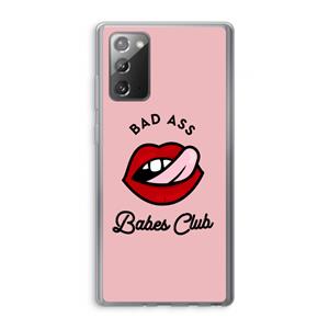 CaseCompany Badass Babes Club: Samsung Galaxy Note 20 / Note 20 5G Transparant Hoesje