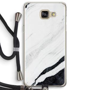 CaseCompany Elegante marmer: Samsung Galaxy A5 (2016) Transparant Hoesje met koord