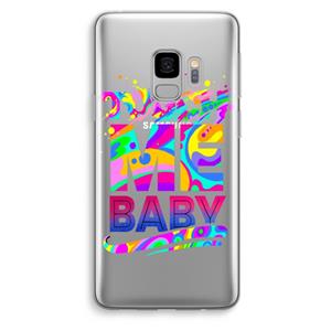 CaseCompany Touch Me: Samsung Galaxy S9 Transparant Hoesje