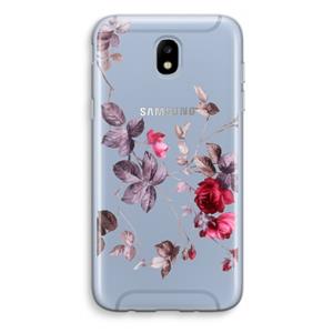 CaseCompany Mooie bloemen: Samsung Galaxy J5 (2017) Transparant Hoesje