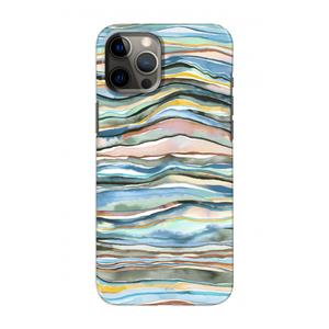 CaseCompany Watercolor Agate: Volledig geprint iPhone 12 Pro Hoesje