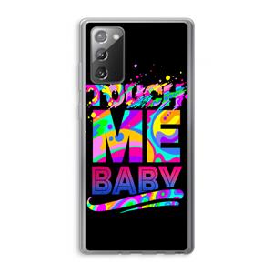 CaseCompany Touch Me: Samsung Galaxy Note 20 / Note 20 5G Transparant Hoesje