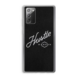 CaseCompany Hustle: Samsung Galaxy Note 20 / Note 20 5G Transparant Hoesje
