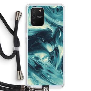 CaseCompany Dreaming About Whales: Samsung Galaxy S10 Lite Transparant Hoesje met koord