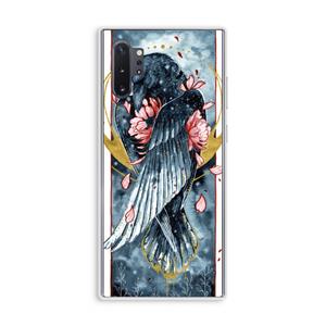 CaseCompany Golden Raven: Samsung Galaxy Note 10 Plus Transparant Hoesje