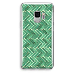 CaseCompany Moroccan tiles 2: Samsung Galaxy S9 Transparant Hoesje