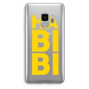 CaseCompany Habibi Blue: Samsung Galaxy S9 Transparant Hoesje