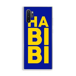 CaseCompany Habibi Blue: Samsung Galaxy Note 10 Plus Transparant Hoesje