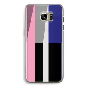 CaseCompany Gestalte 4: Samsung Galaxy S7 Edge Transparant Hoesje