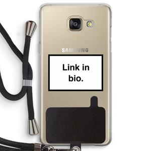 CaseCompany Link in bio: Samsung Galaxy A5 (2016) Transparant Hoesje met koord