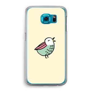 CaseCompany Birdy: Samsung Galaxy S6 Transparant Hoesje