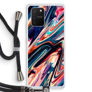 CaseCompany Quantum Being: Samsung Galaxy S10 Lite Transparant Hoesje met koord