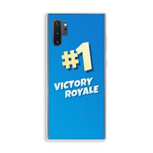 CaseCompany Victory Royale: Samsung Galaxy Note 10 Plus Transparant Hoesje