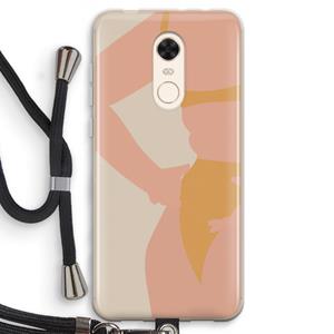 CaseCompany Bikini body: Xiaomi Redmi 5 Transparant Hoesje met koord