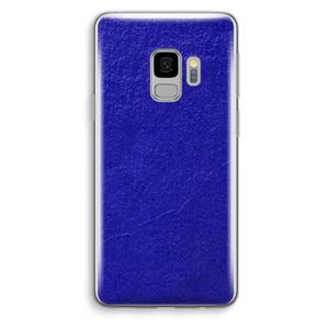 CaseCompany Majorelle Blue: Samsung Galaxy S9 Transparant Hoesje