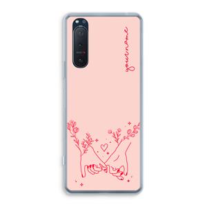 CaseCompany Best Friends: Sony Xperia 5 II Transparant Hoesje