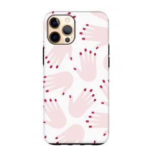 CaseCompany Hands pink: iPhone 12 Pro Max Tough Case