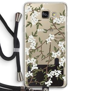 CaseCompany Blossoming spring: Samsung Galaxy A5 (2016) Transparant Hoesje met koord