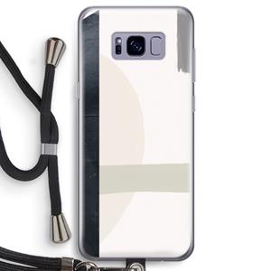 CaseCompany Baca: Samsung Galaxy S8 Transparant Hoesje met koord