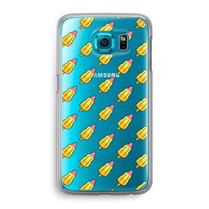 CaseCompany Waterijsjes: Samsung Galaxy S6 Transparant Hoesje