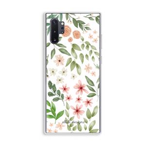 CaseCompany Botanical sweet flower heaven: Samsung Galaxy Note 10 Plus Transparant Hoesje