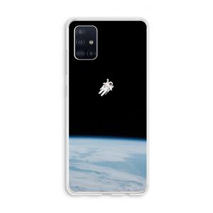 CaseCompany Alone in Space: Galaxy A51 4G Transparant Hoesje