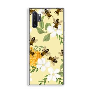 CaseCompany No flowers without bees: Samsung Galaxy Note 10 Plus Transparant Hoesje